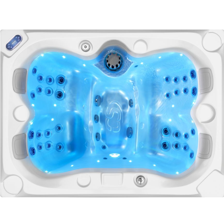 Canadian Spa Whirlpool Clawn gefüllt Vogelperspektive