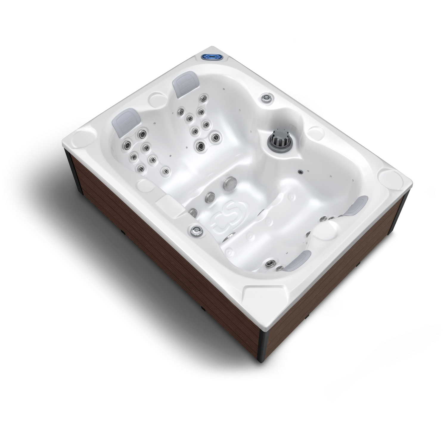 Whirlpool Clawn in der Außenverkleidung American Walnut