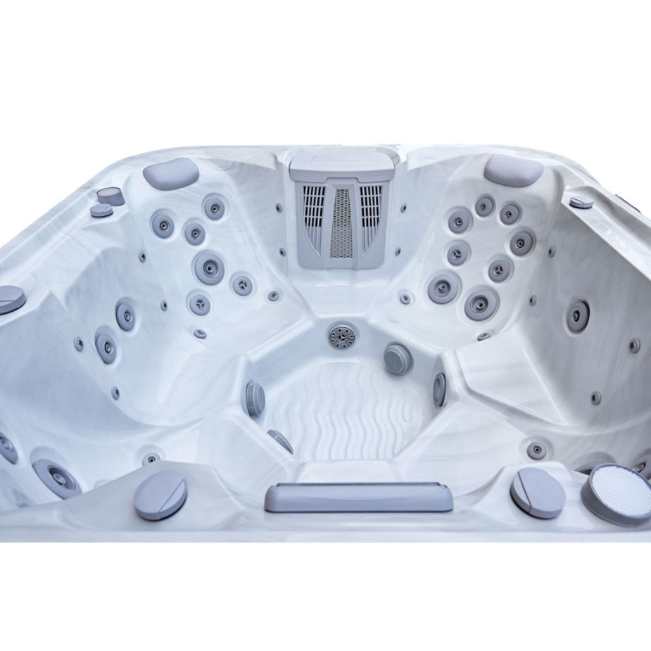 Massageplätze eines 4 Personen Whirlpool