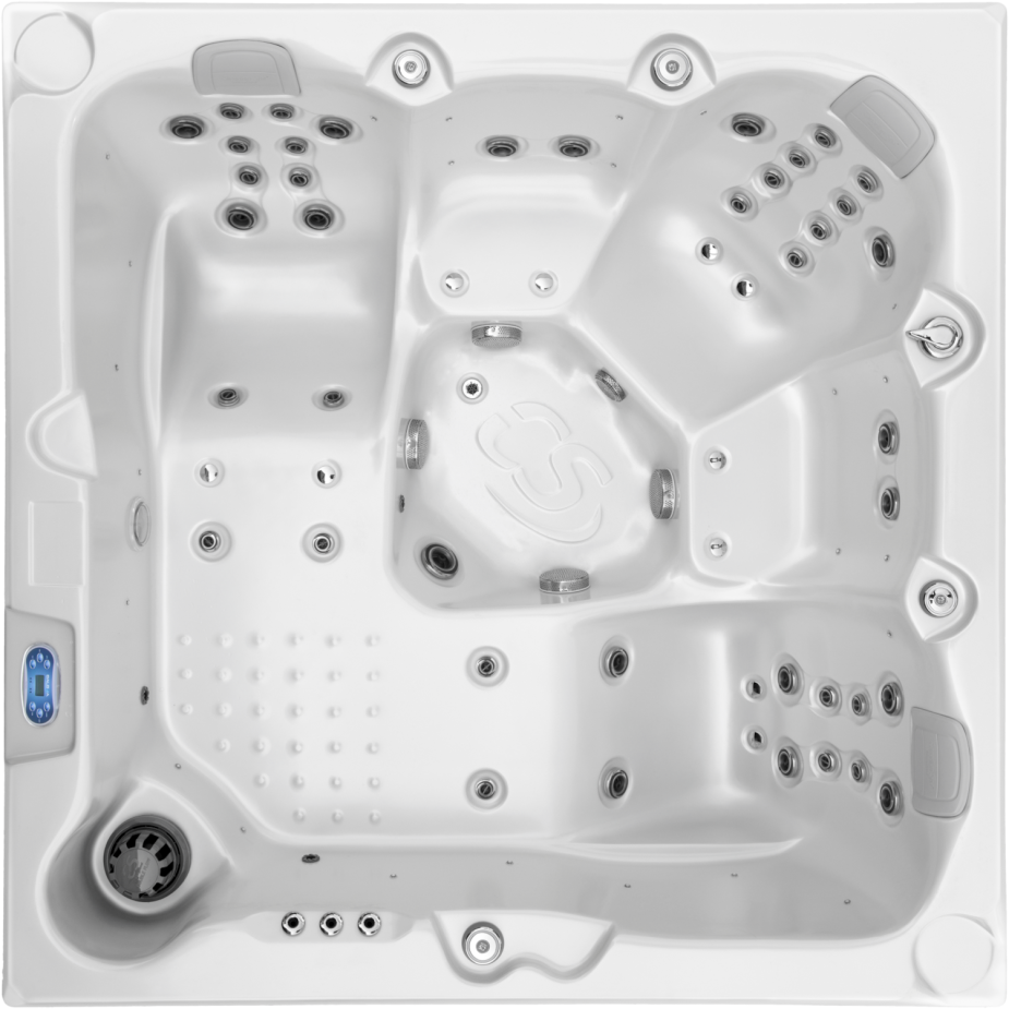 Whirlpool Glacia Elite von oben