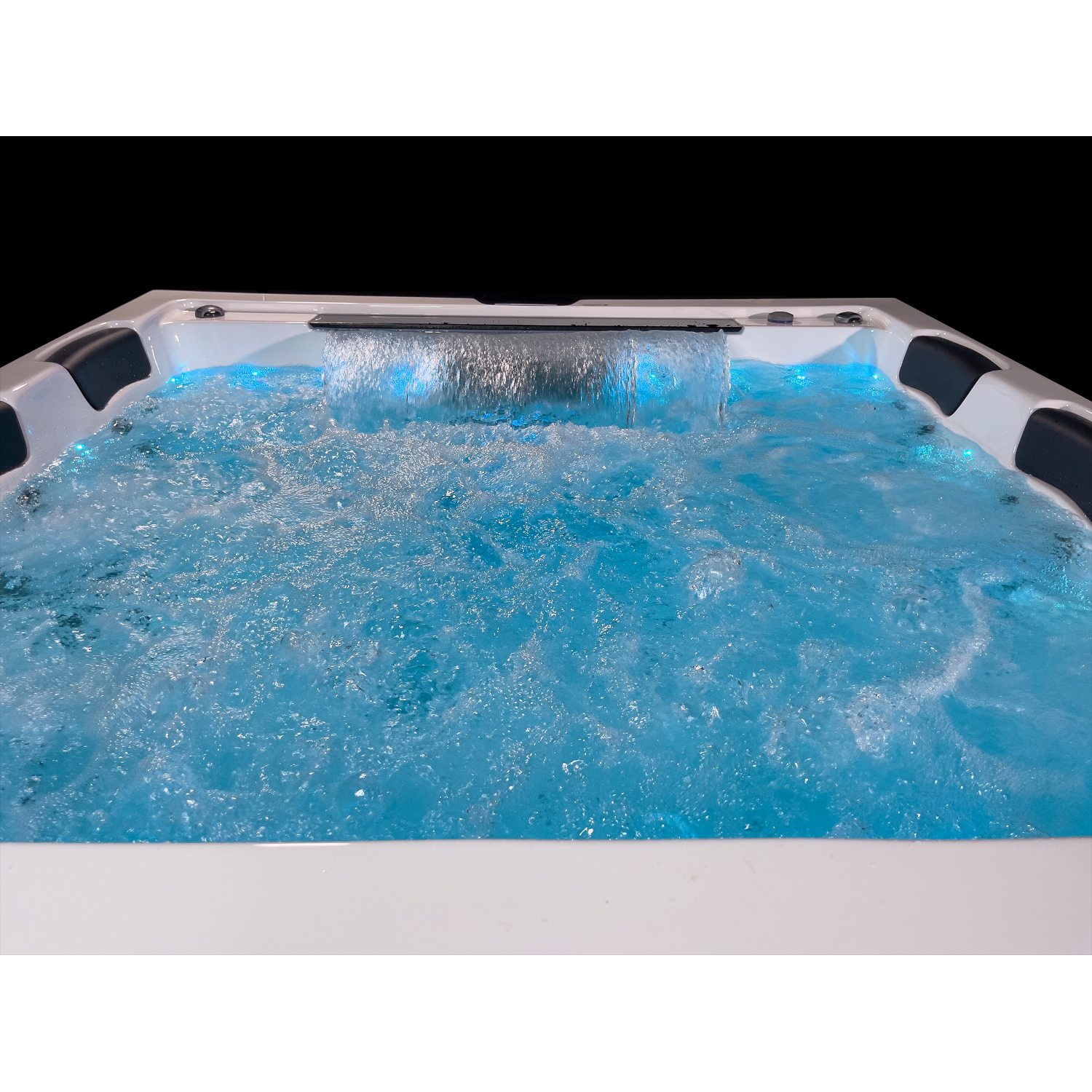 Wasserfall des Whirlpools Nizza 2 mit LED Beleuchtung