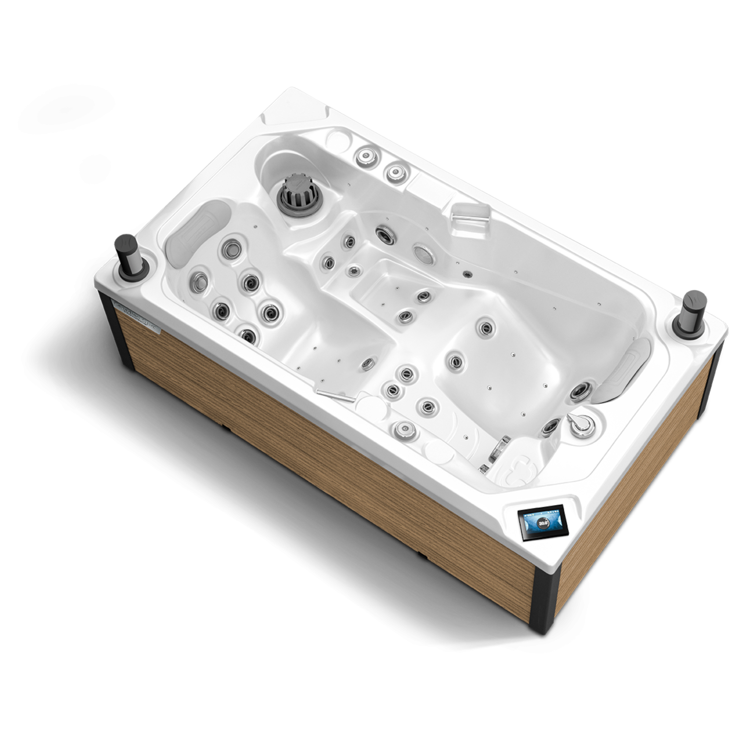 Whirlpool Lara Smart in der Außenverkleidung Pacific Brown