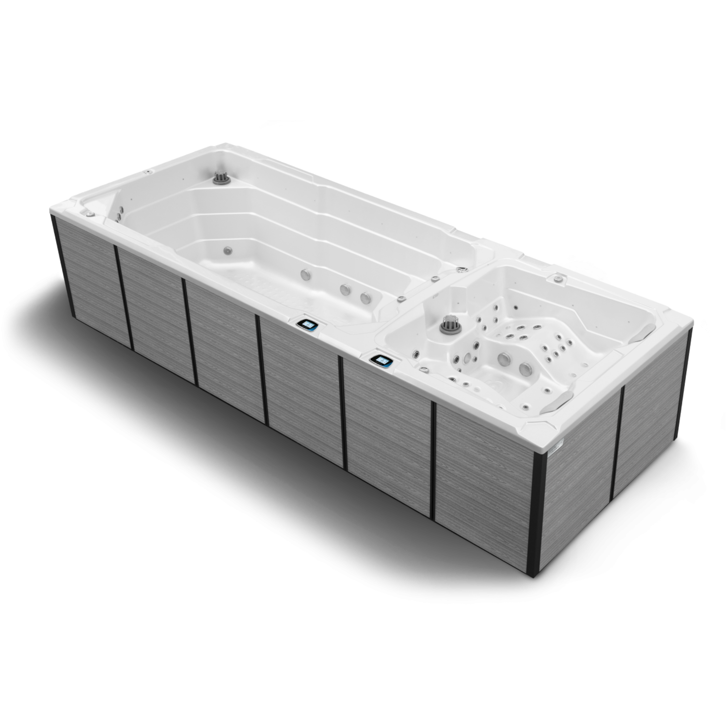 Swim Spa Nautilus XXL Außenverkleidung in Majesty Grey